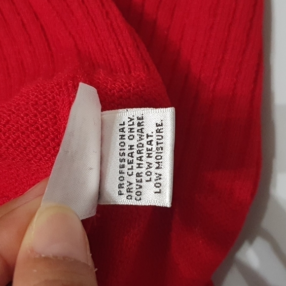 ST JOHN SPORT Blended Wool Ribbed Cardigan - Picture 6 of 8